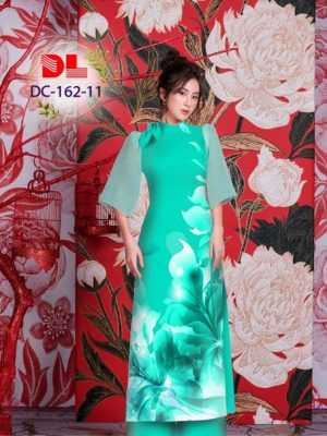 Vải Áo Dài Hoa In 3D AD DC162 22